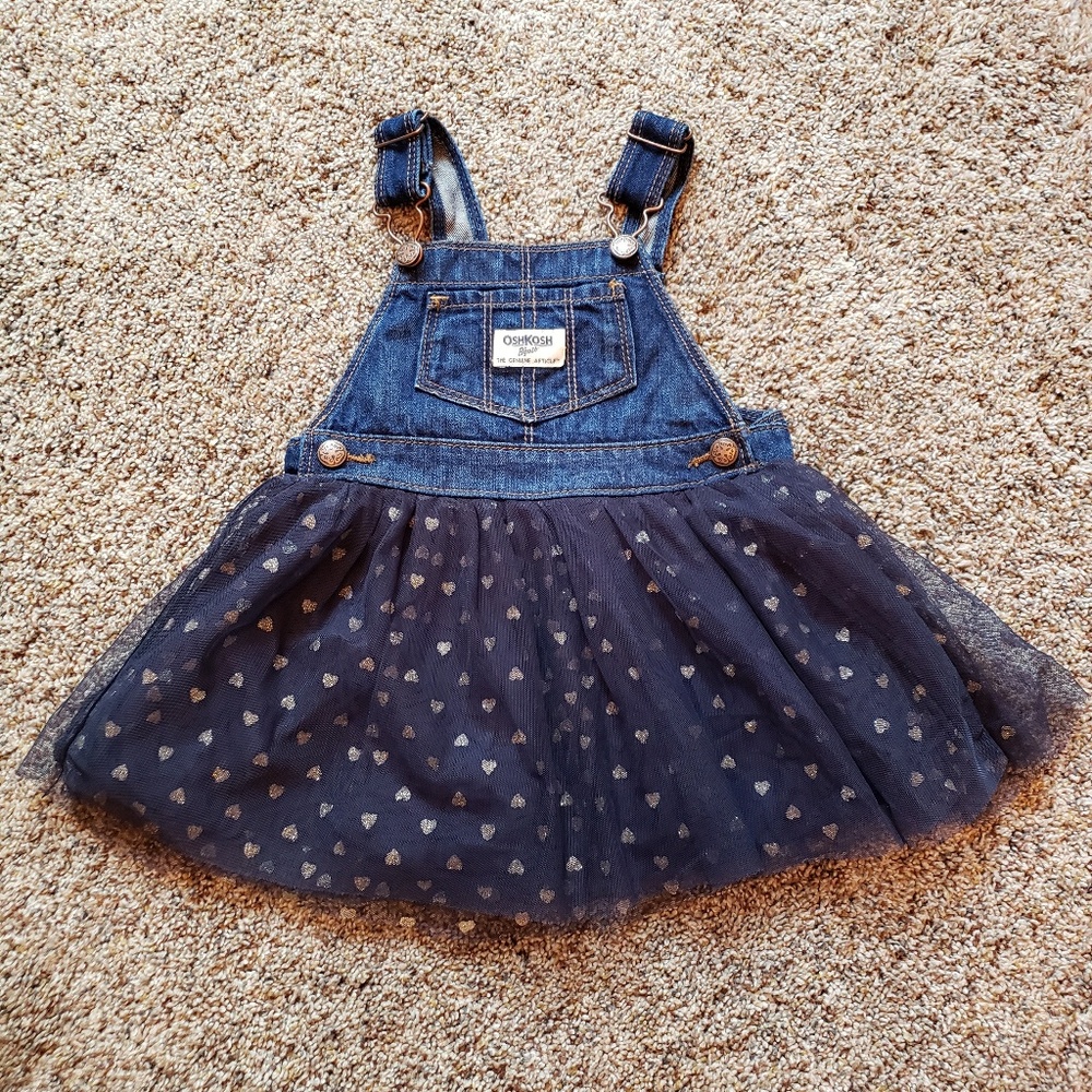 Denim Overalls Dress